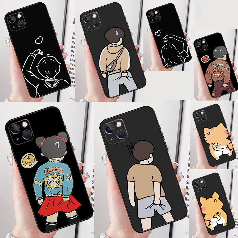 Cartoon Couple Love Boy Girl P - Phone Cases Xr Boys review and price