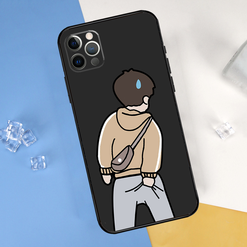 Cartoon Couple Love Boy Girl P - Phone Cases Xr Boys review and price