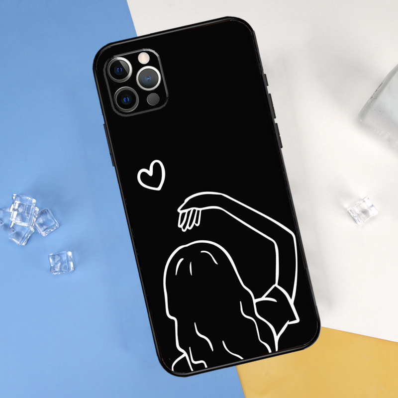Cartoon Couple Love Boy Girl P - Phone Cases Xr Boys review and price