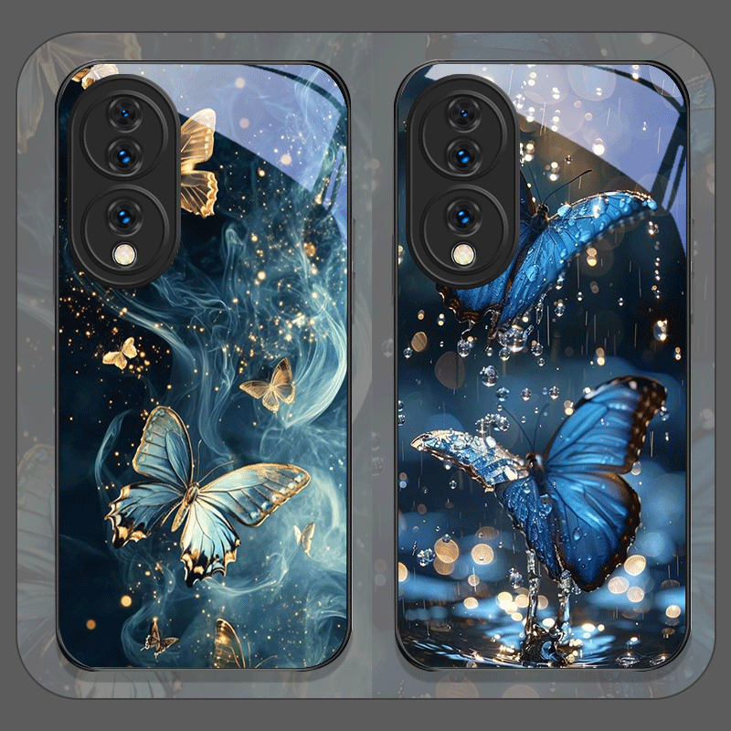 Luxurious Blue Butterfly Art P - Huawei Mate 60 review and price