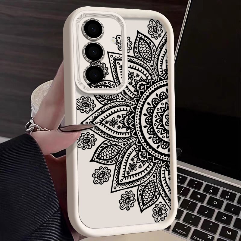 Retro Flower Totem Pattern Cas - Phone Cases Galaxy A17 review and price