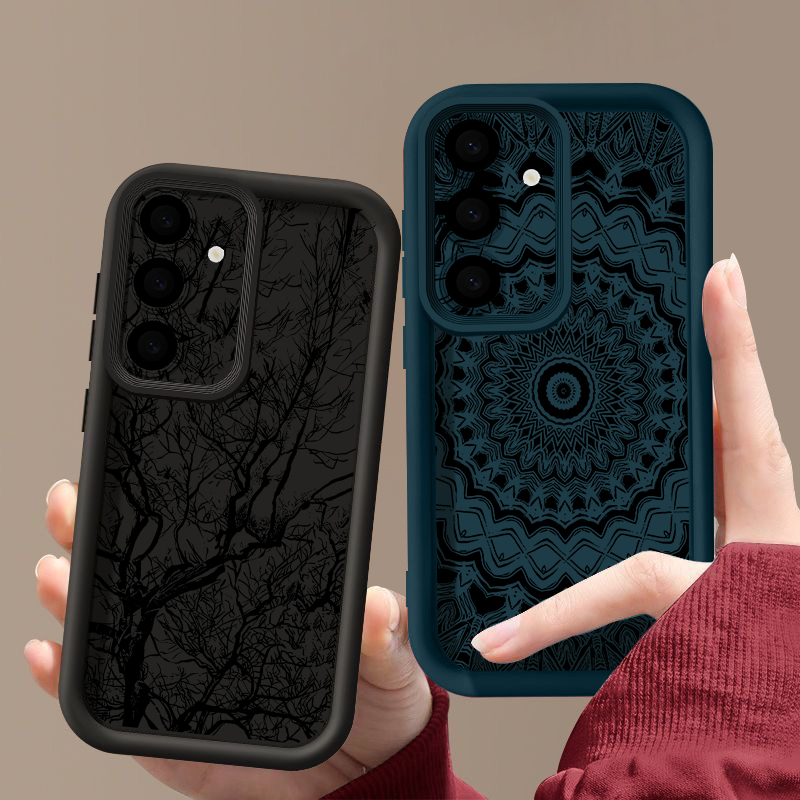 Retro Flower Totem Pattern Cas - Phone Cases Galaxy A17 review and price