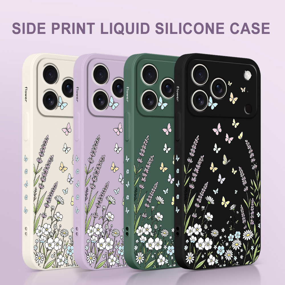 Grass Butterfly Phone Case For - Silicone Liquid Case review and price