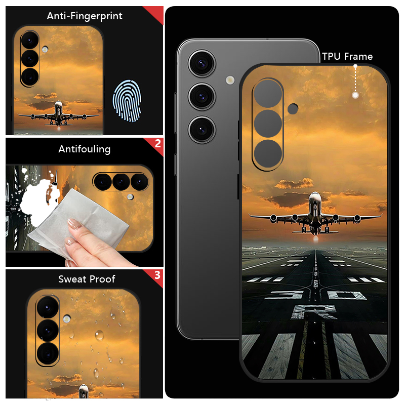 Airplane Print Phone Case For  - Phone Cases Galaxy A17 review and price