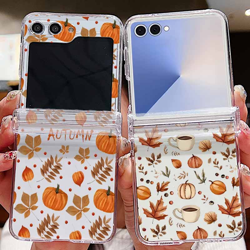 Autumn Maple Leaf Pattern Phon - Phone Cases Z Flip 5 review and price