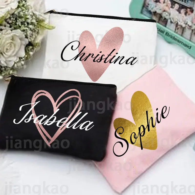Personalized Makeup Bag Brides - Monogram Custom Case review and price