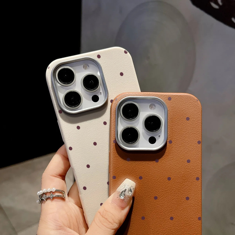 Creative Unique Polka Dot Phon - Phone Cases Leather review and price
