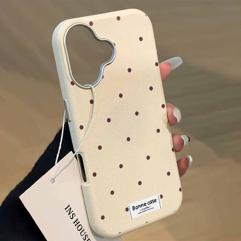 Creative Unique Polka Dot Phon - Phone Cases Leather review and price