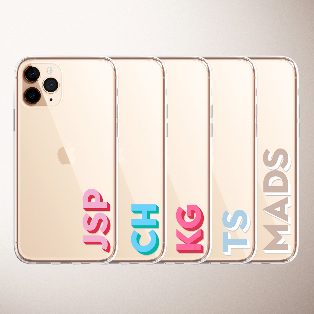 Soft Clear Initial Letters Pho - Monogram Custom Case review and price