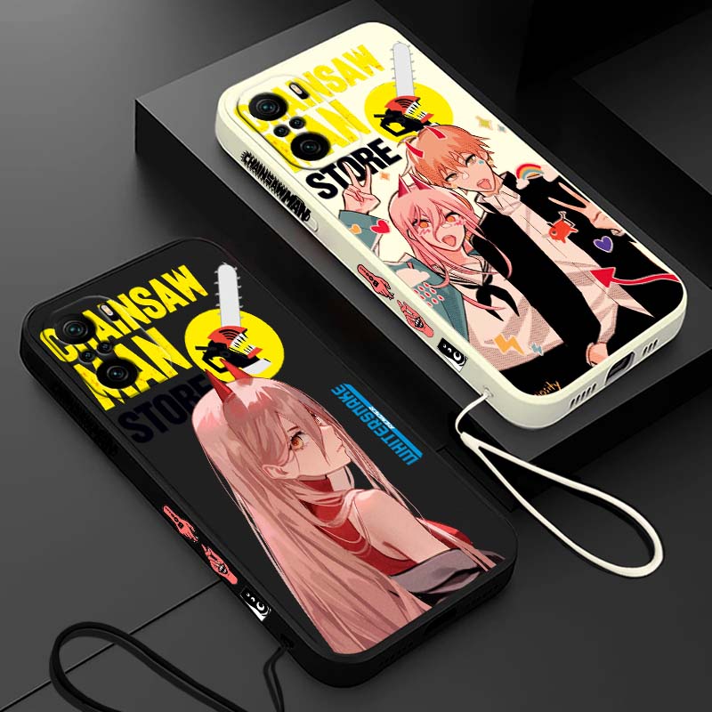 Anime Chainsaw Man power Denji - Silicone Liquid Case review and price