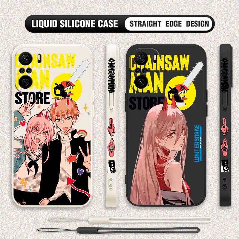 Anime Chainsaw Man power Denji - Silicone Liquid Case review and price