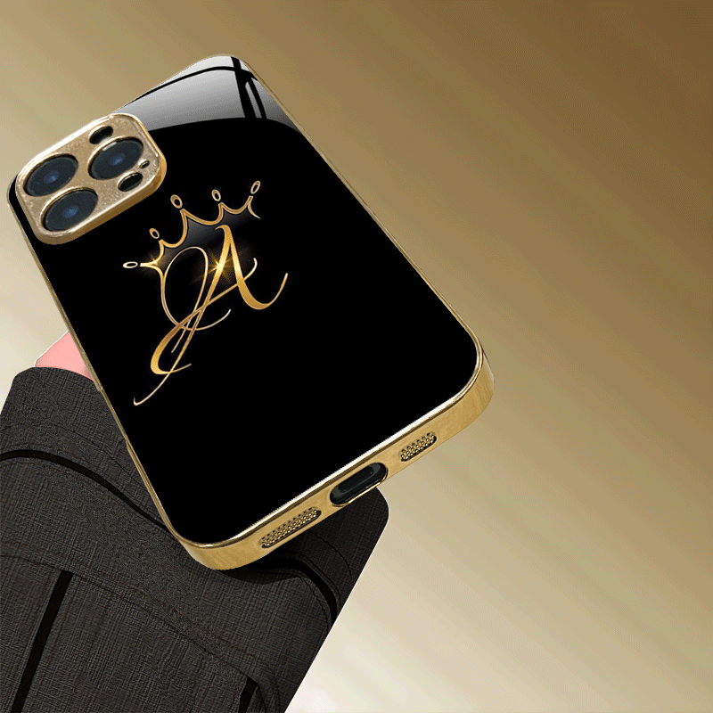 Noble Golden Crown Monogram Ha - Monogram Custom Case review and price