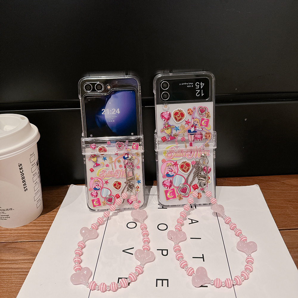 Cute Cartoon Japan Anime Sailo - Phone Cases Z Flip 5 review and price