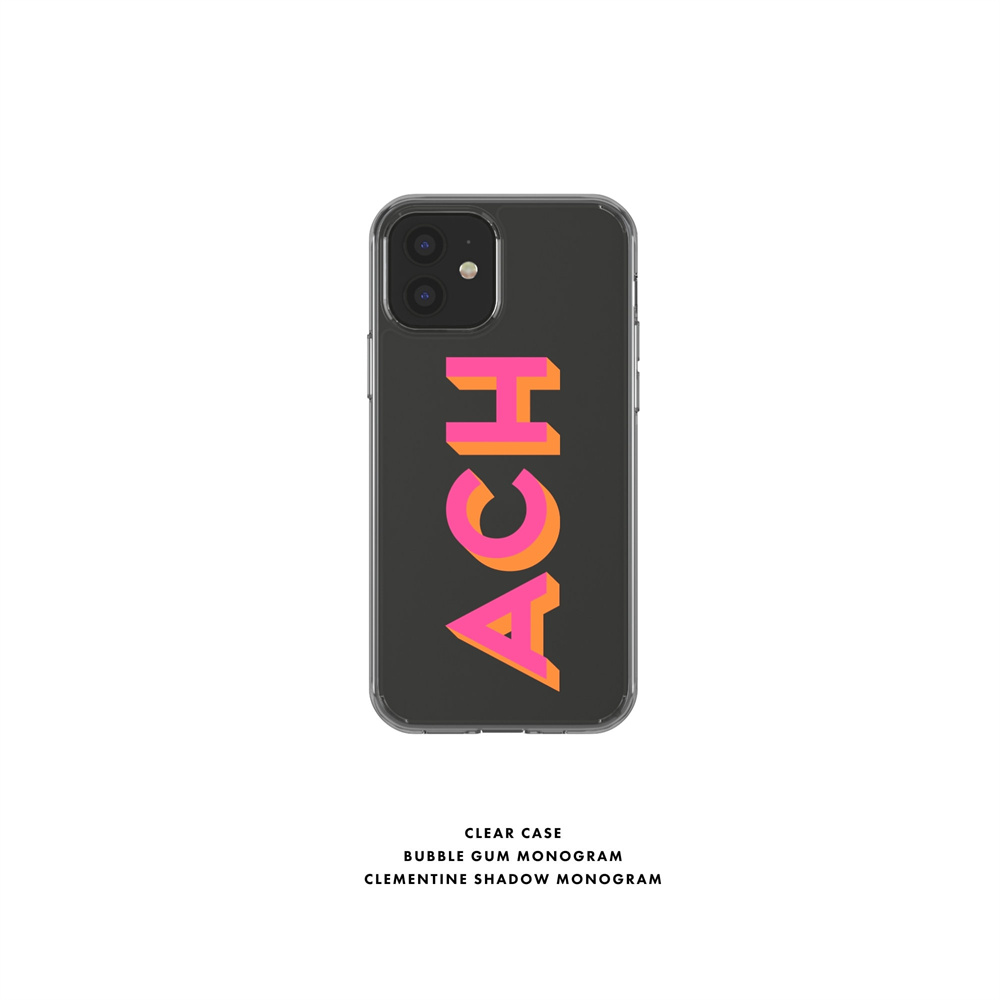 Monogram Initial Letters Soft  - Monogram Custom Case review and price