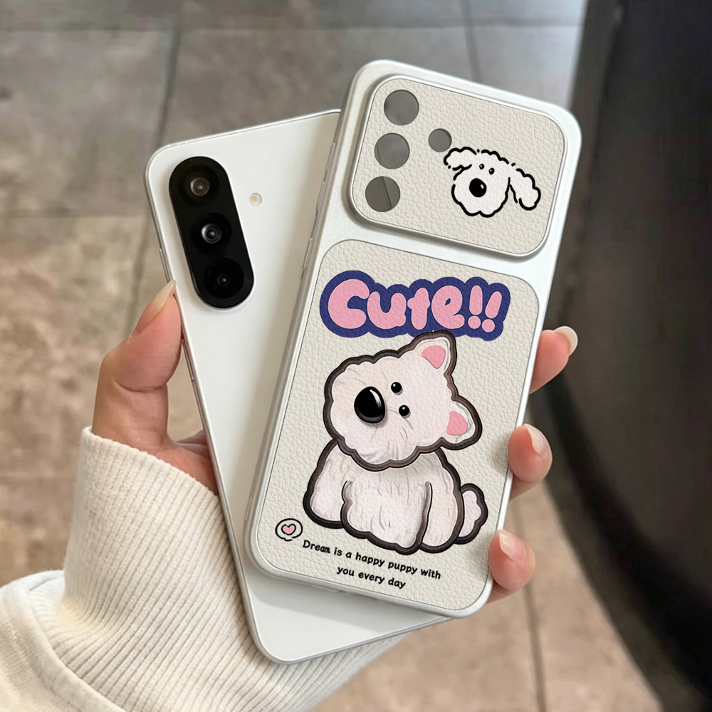 Cute Cartoon Dog Lanyard Phone - Phone Cases Leather review and price