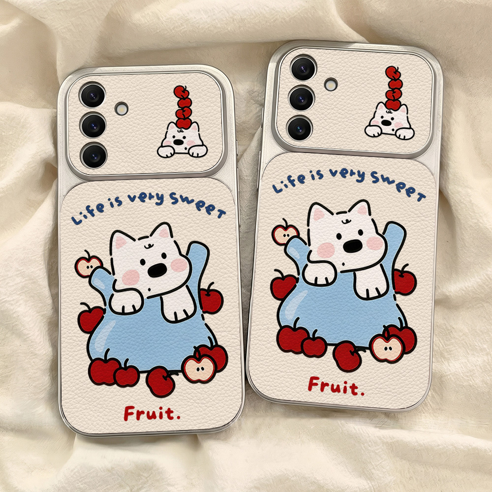 Cute Cartoon Dog Lanyard Phone - Phone Cases Leather review and price