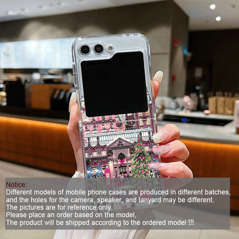 Rural Building Snow Scenery Ch - Phone Cases Z Flip 5 review and price