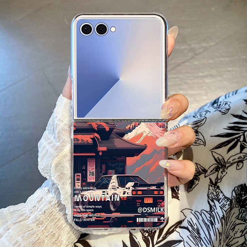 Mountain Scenery Printed Phone - Phone Cases Z Flip 5 review and price