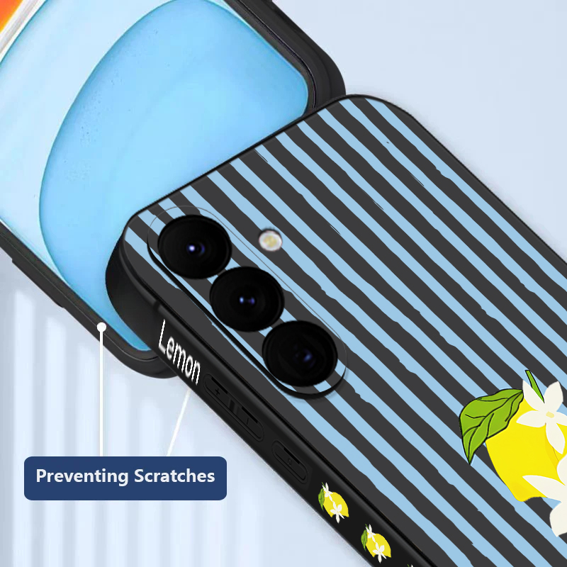 Stripe Lemon Print TPU Phone C - Phone Cases Galaxy A17 review and price