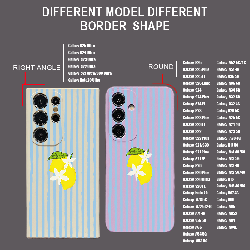 Stripe Lemon Print TPU Phone C - Phone Cases Galaxy A17 review and price