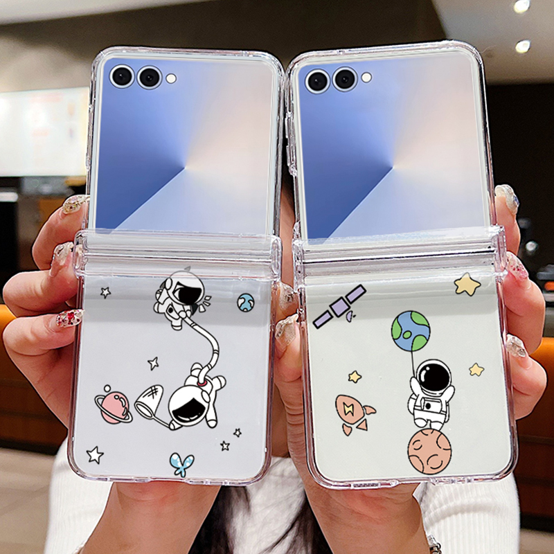 Astronauts Pattern Folding Pho - Phone Cases Z Flip 5 review and price