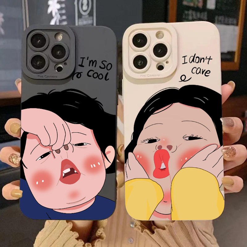 Cartoon Funny Boy Girl Couple  - Phone Cases Xr Boys review and price