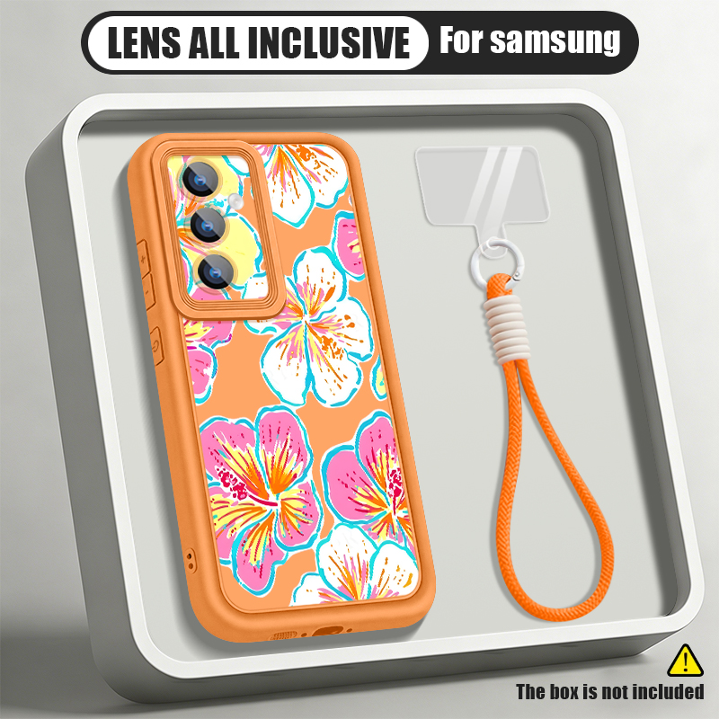 Flower Pattern Lanyard Phone C - Phone Cases Galaxy A17 review and price
