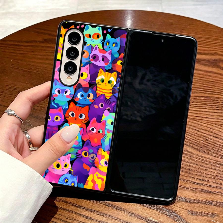Full Cover Cat Phone Cover Cas - Phone Cases Z Flip 5 review and price