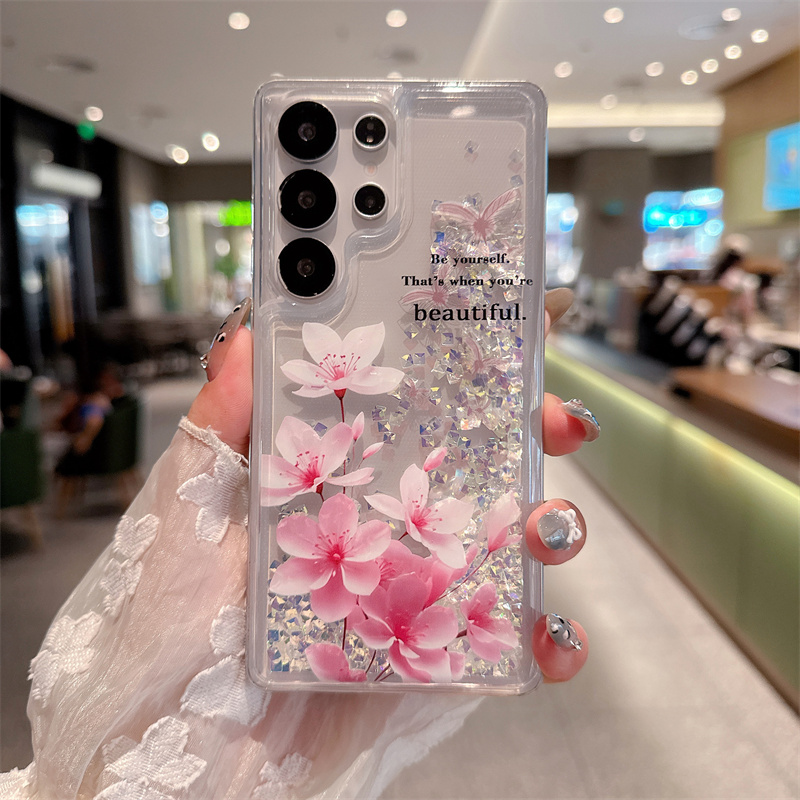 Glitter Rhinestone Quicksand C - Silicone Liquid Case review and price